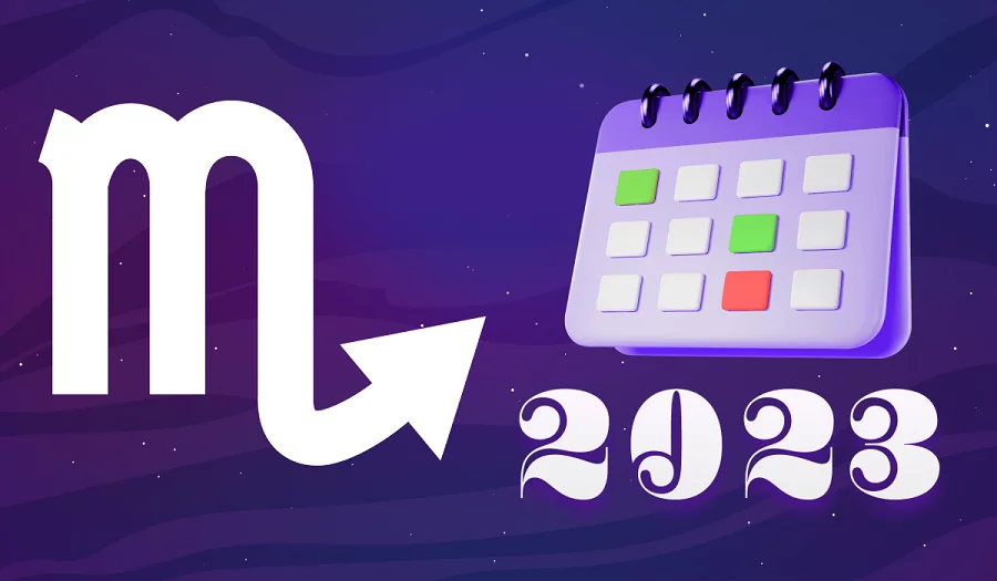 Lucky days for Scorpio to gamble: 2023 calendar