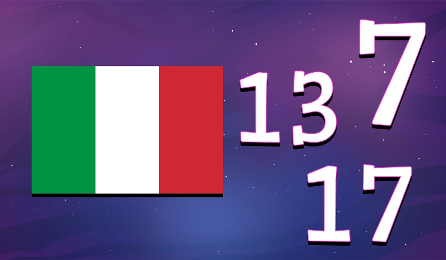 Lucky Italian numbers