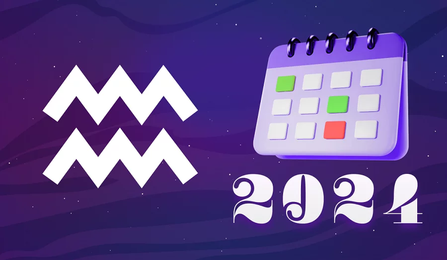 Lucky days for Aquarius to gamble: 2024 calendar