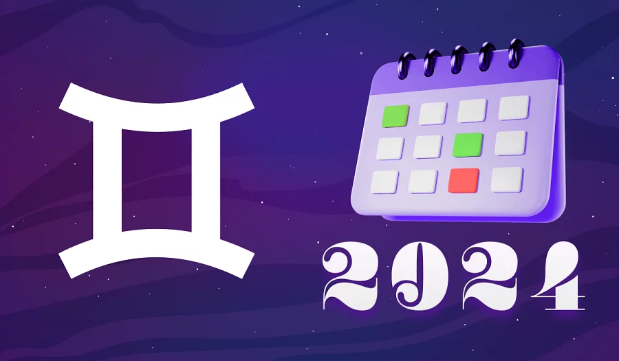 Glückstage für Zwillinge beim Glücksspiel: Kalender 2024