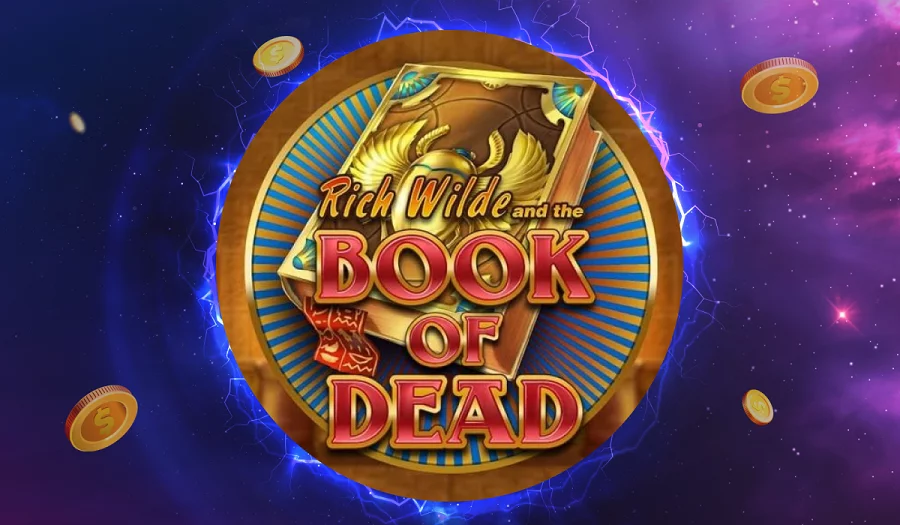 Lucky charms matching Book of Dead slot