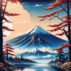 Mount Fuji landscape