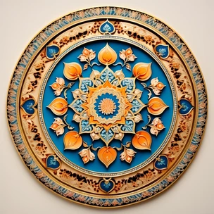 Mughal-inspired mandalas