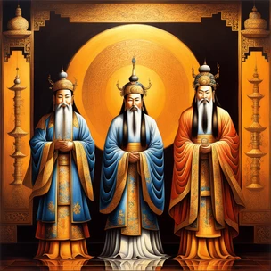 Fu Lu Shou (Three Star Deities)