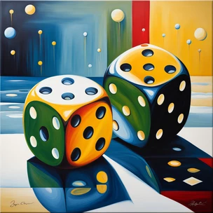 Lucky dice artwork