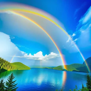 Double rainbows